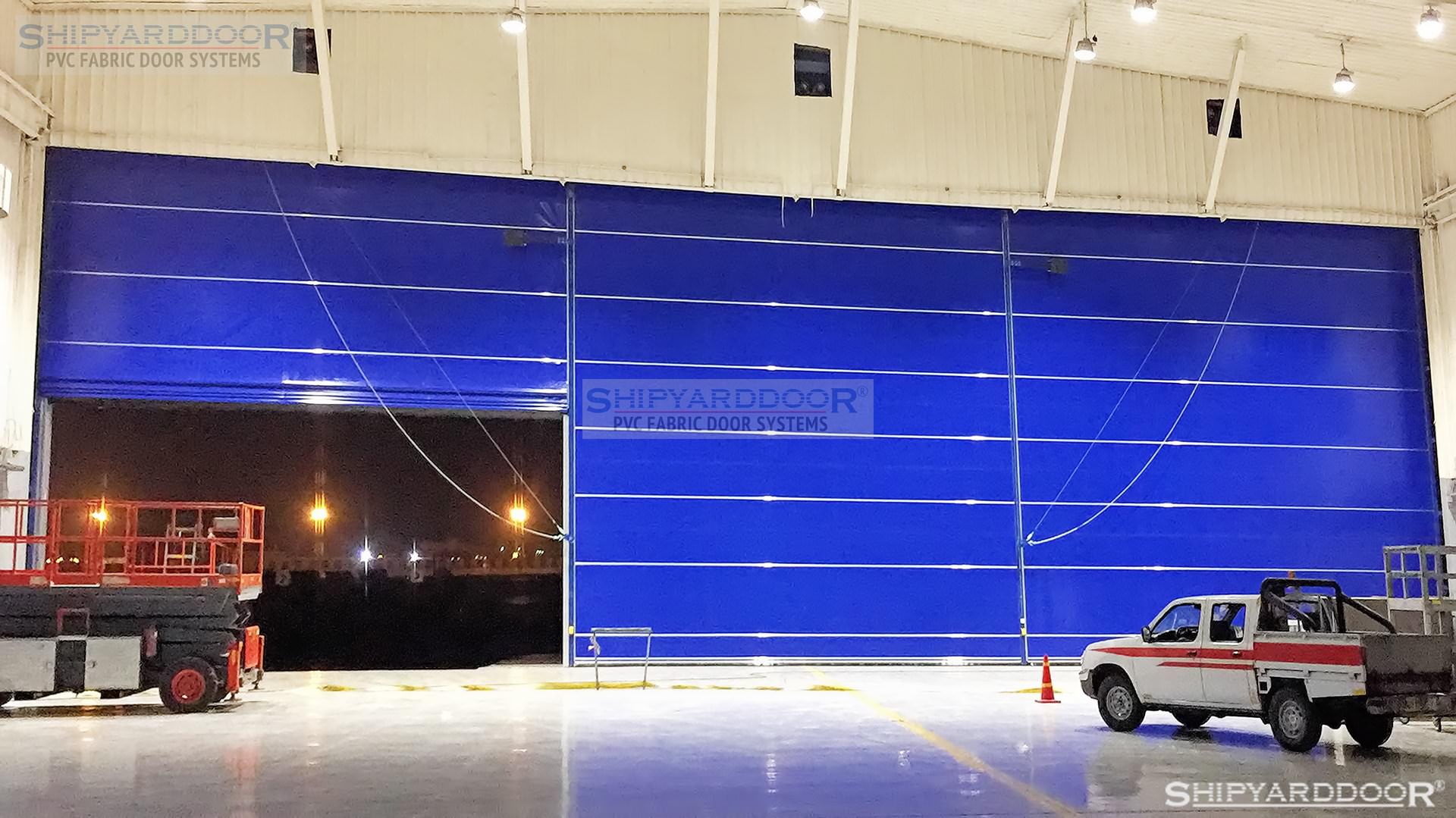pvc fabric aircraft hangar door en shipyarddoor
